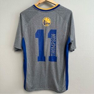 Golden State Warriors Klay Thompson #11 NBA Net-Dri T-Shirt Men’s Sz L Gray NWT